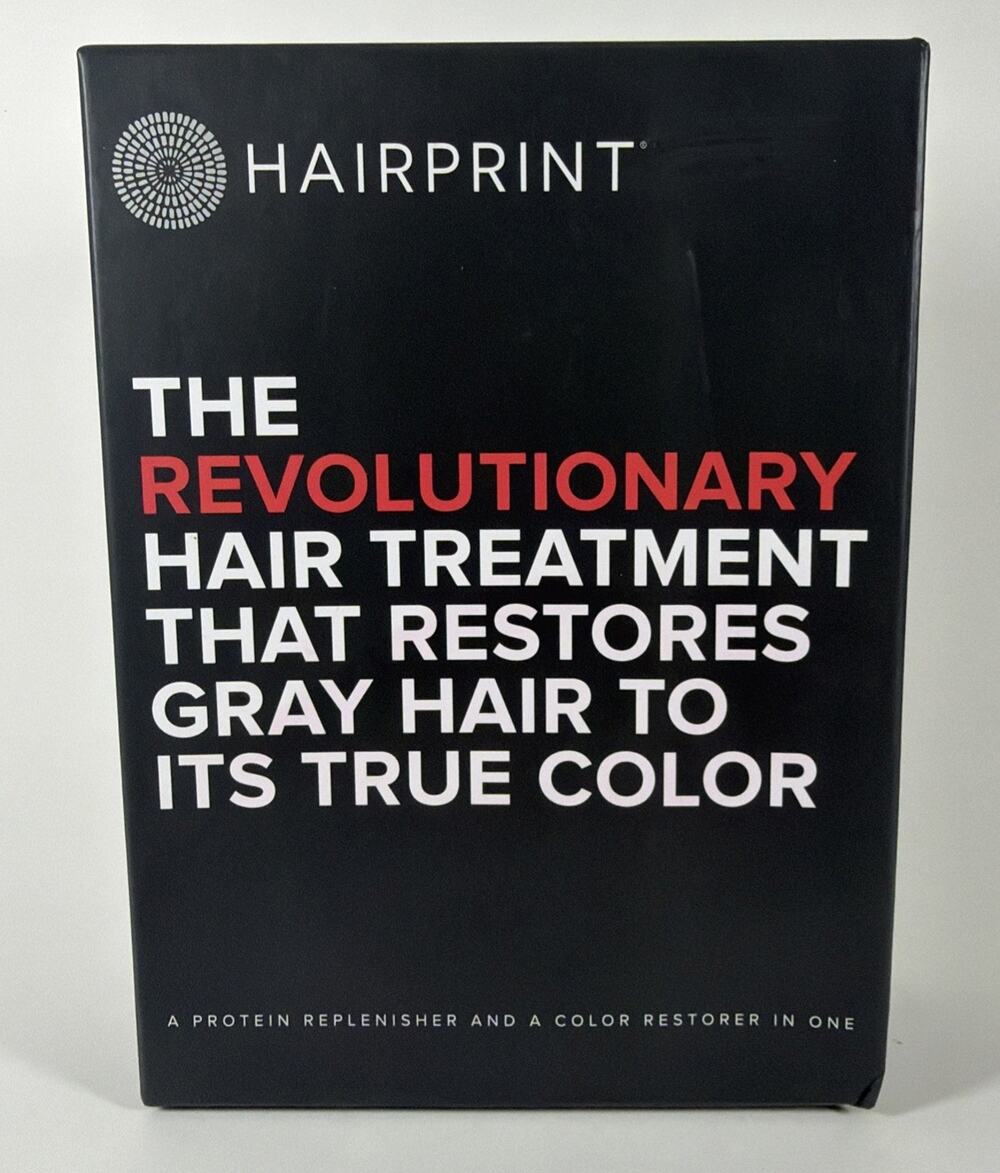 HAIRPRINT Hair Treatment Dark Restore Gray To True Color For Dark Brown & Black